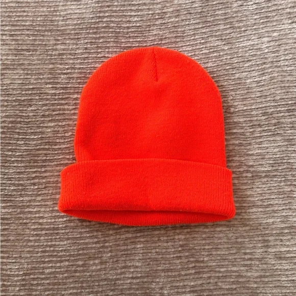 Carhartt Neon Orange Cuffed Beanie - Picture 2 of 4